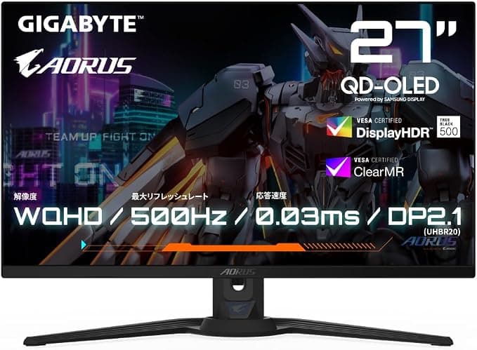 Gigabyte AORUS FO27Q5P 27" QD-OLED 500Hz