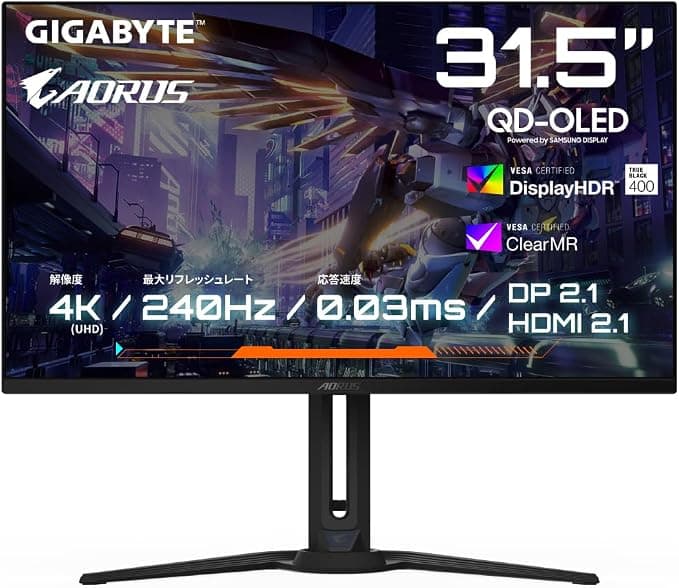 Gigabyte AORUS FO32U2P 32" 4K OLED 240Hz