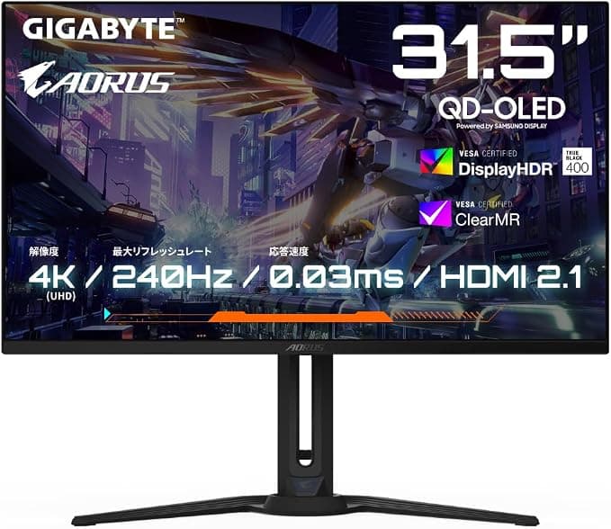 Gigabyte AORUS FO32U2 32" 4K OLED 240Hz