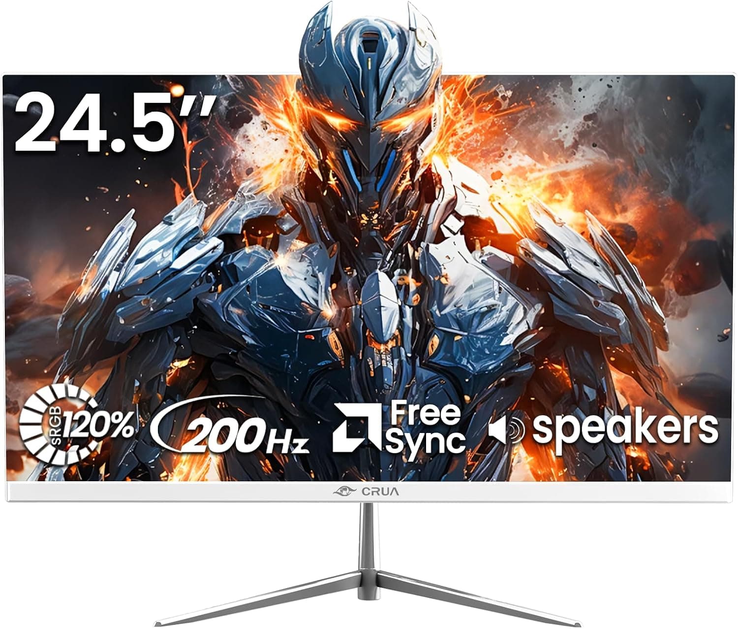 CRUA 24.5インチ 200Hz レビュー|1万円台で唯一VAを選んだモニターの実力と落とし穴【評価まとめ】